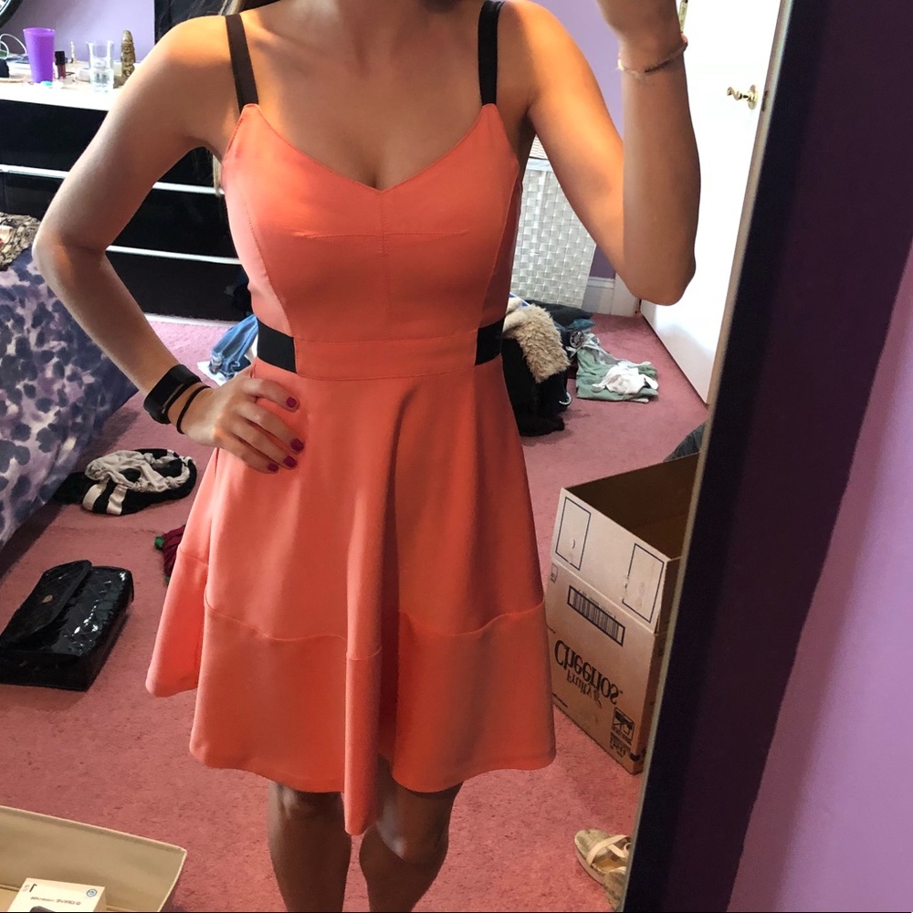 Coral Orange Rachel Roy Flowy Dress
